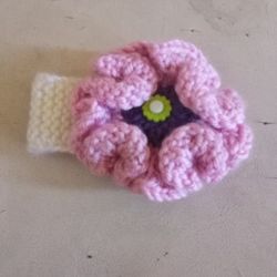 Pet Dog Cat Headband, Hand Knitted, Flapper Dancer Costume