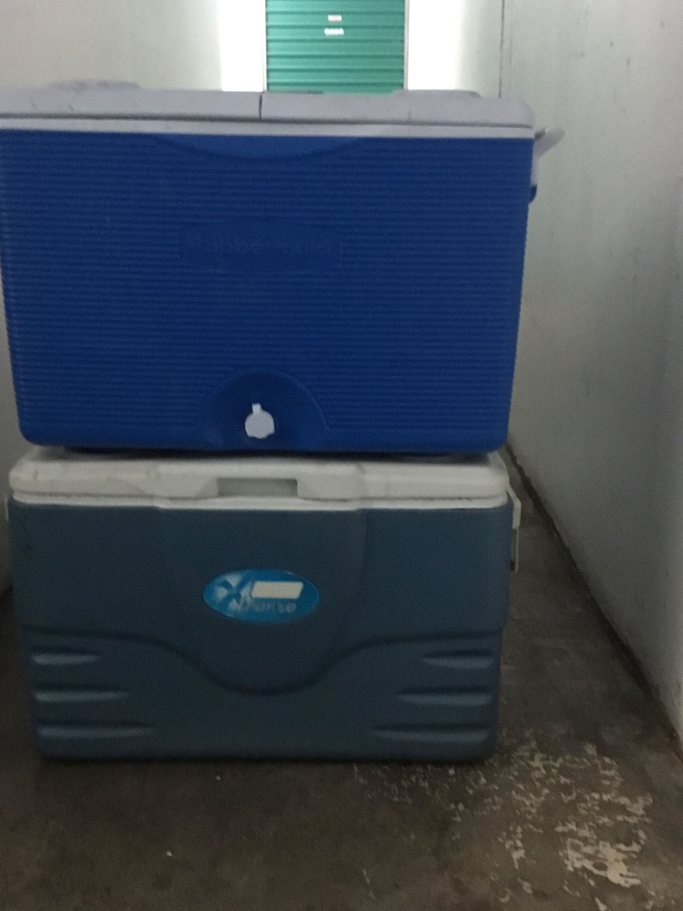 2 Large Coolers