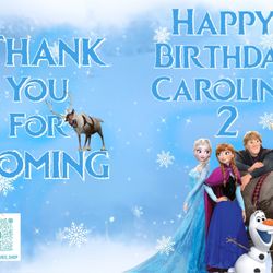 Frozen Custom Coloring Books Party Favor 