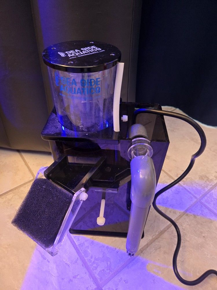 Sea Side Aquatics AS-1C Hang On Back Protein Skimmer Black