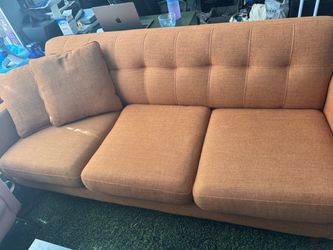 Bob’s 3 Seat Couch Orange