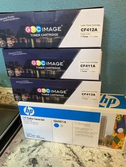Hp Ink Toner. Cf411, Cf412, Cf413 Q6001a