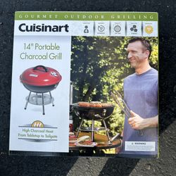 New Cuisinart- 14” Portable Charcoal Grill