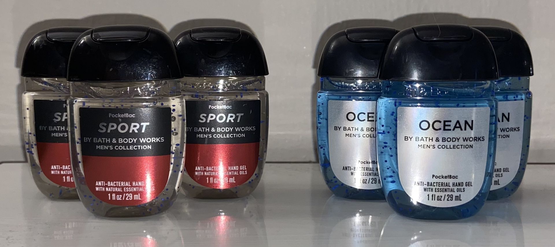 Bath and Body Works - Mens Collection - Sport and Ocean Hand Sanitizer Bundle