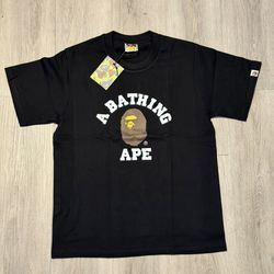Plain Black Bape Tee 