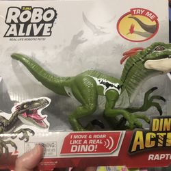 ROBO ALIVE DINO ACTION RAPTOR TOY NE