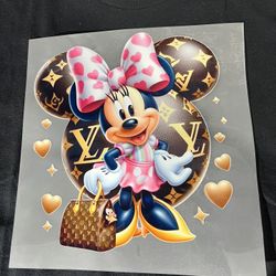 Minnie Mouse Tshirt Print