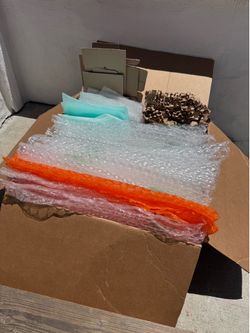 Moving boxes and packing materials
