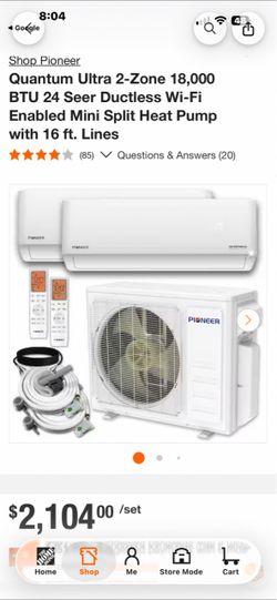 Mini split 18000 btu