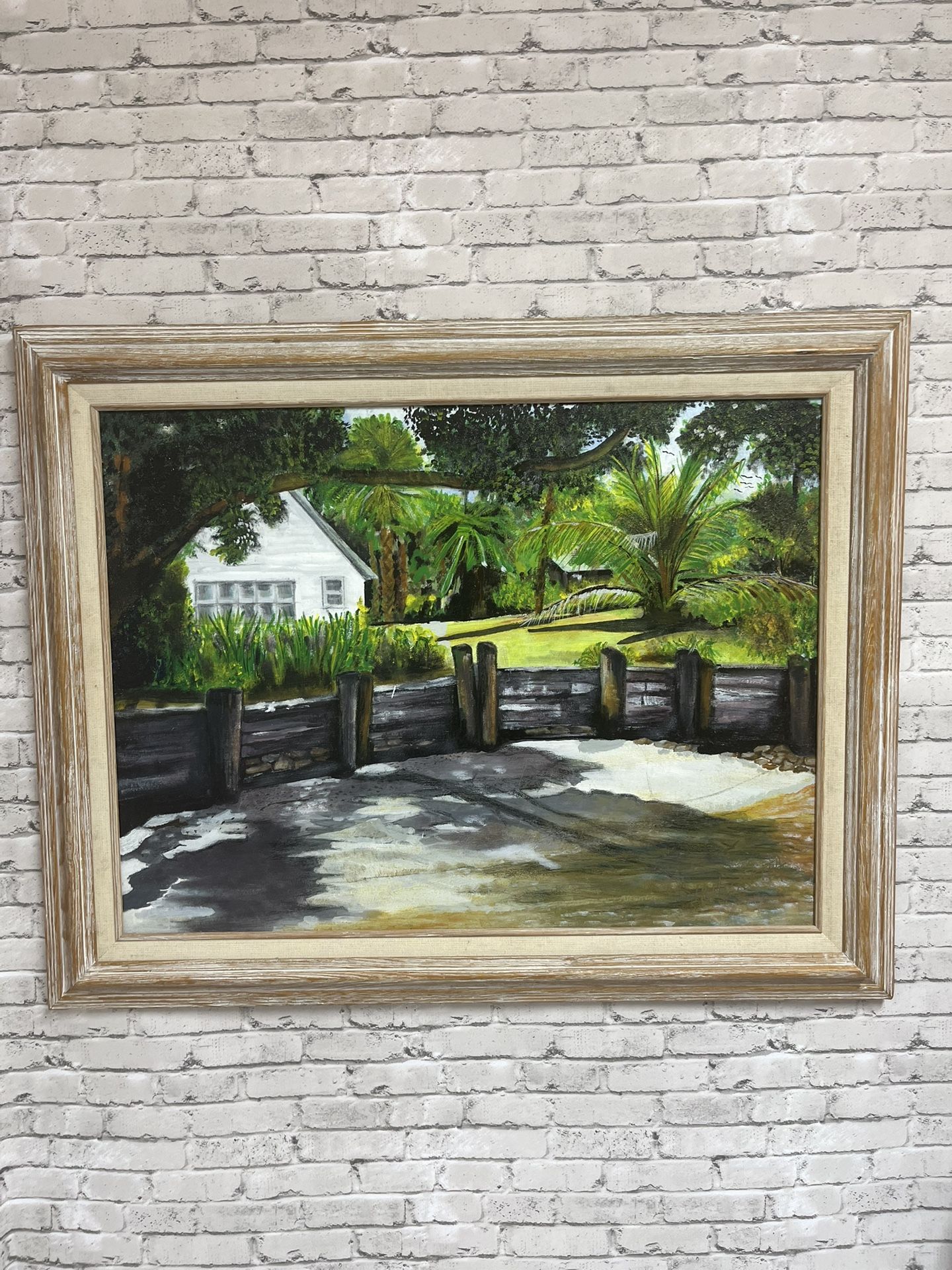 Original Cottage Oil Painting by H.P. Mistretta