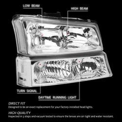 Chevy Silverado 2003-2006 Headlights brand new