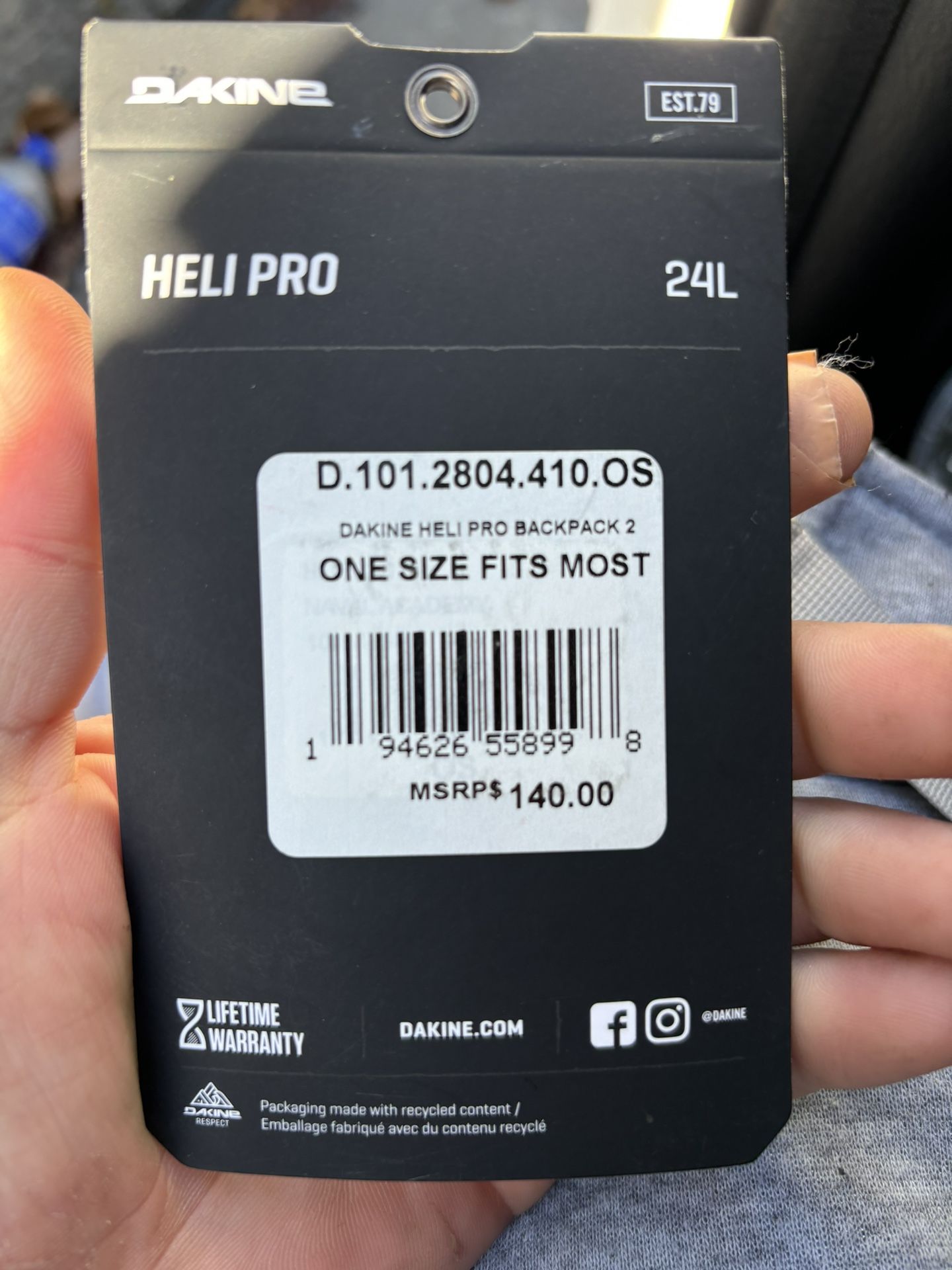 Dakine Snow Boarding Backpack