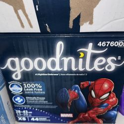 Goodnites Pull-Ups, Size 7 Diapers, and Splashers Swim Diapers 