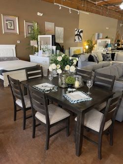 Dining Set Table With 6 Chairs