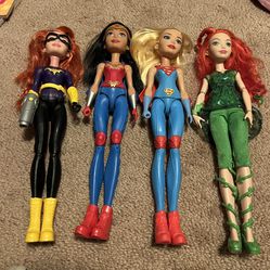 Super Hero Girls 12"   Action Doll Mattel DC, Superwoman, Batman women Etc