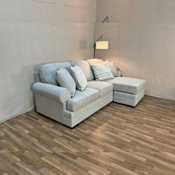 EASTONBRIDGE SOFA CHAISE, OVERSIZED CHAIR, AND OTTOMAN