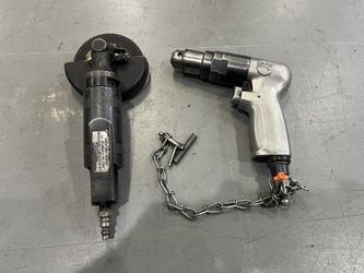 Pneumatic, air grinder and pneumatic 3/8 air drill