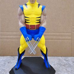 Classic Wolverine Costune Statue Comic Book Character
