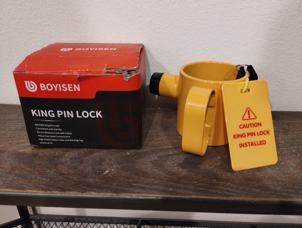 BOYISEN  King Pin Lock (Anti-theft) For 5th Wheel RV