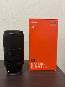 Sony E70-350mm F4.5-6.3 lens