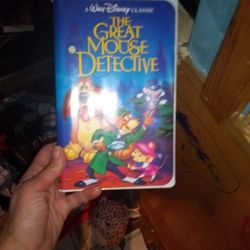 Hey Walt Disney Classic The Great Mouse Detective Black Diamond Edition VcR