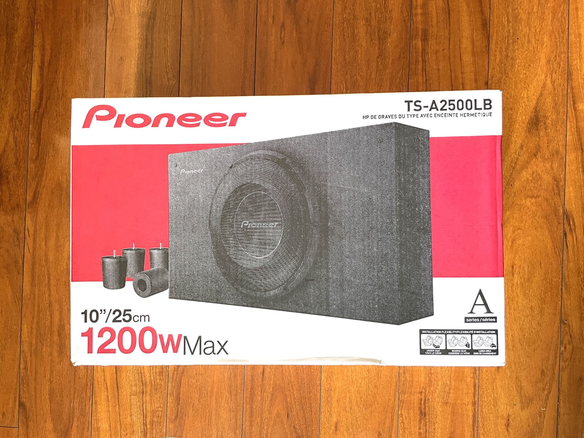 Pioneer 10 Inch 1200 Watts Loaded Subwoofer