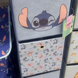 New LILO Stitch Fabric  Cube Storage Tower