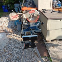 Ryobi Miter Chop Saw With Stand