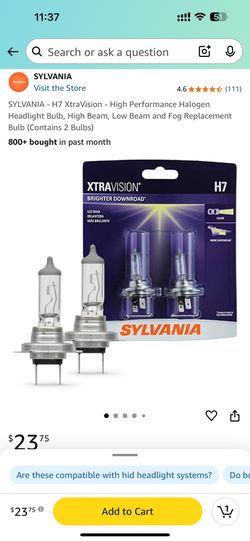 Brand New Low Beam Headlight Bulbs – $24 for the set