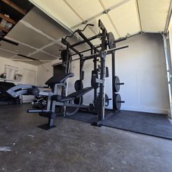 Smith Machine 2001 | Multi-Use Adj Bench | Gym Equipment | Fitness | Squat Rack | Excercise |🔴WEIGHTS AND BARBELL SOLD SEPARATELY 🔴 FREE DELIVERY 🚚