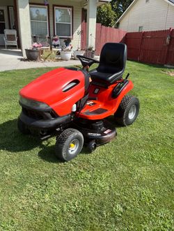 Scott’s riding lawnmower by John deer