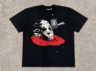 Hellstar Black Graphic T-Shirt Size Large