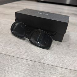 Black Prada Sunglasses with Gray Lenses