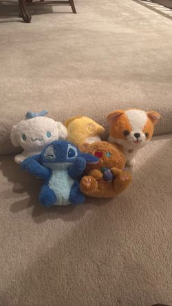 Plush Toy Bundle – Stitch & Cute Character Stuffed Animals