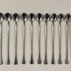 stainless steel tall iced tea spoons