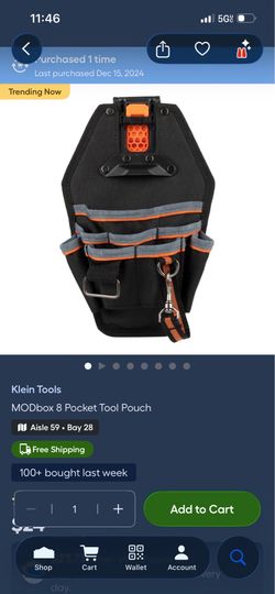 Klein Mod Box electricians pouch
