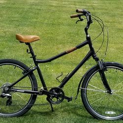 GIANT SUEDE BICYCLE - SEVEN SPEED - LARGE FRAME - TUNED - ACCESSORIES INCLUDED