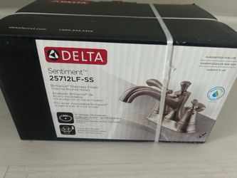 New Delta Sentiment Bathroom Faucet