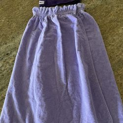 Purple Towel Wrap/Turbie Towel Set
