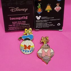 Disney Donald & Daisy Duck Ornament Inspired Enamel Metal Pin Blind Box Series Combo Set 