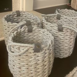 Canvas Baskets