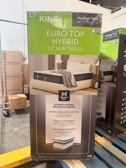 Member's Mark King Euro Top Hybrid 13" Mattress Brand New in Box