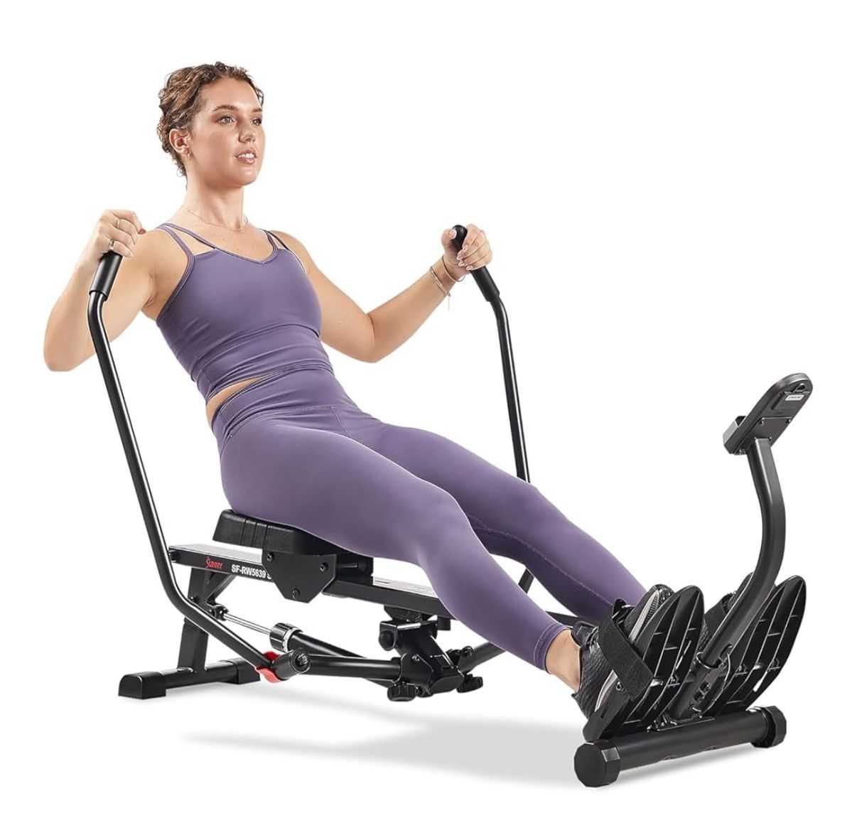 Sunny Health & Fitness Smart Compact Full Motion Rowing Machine
