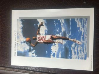 “WINGS.” Michael Jordan mini promo poster