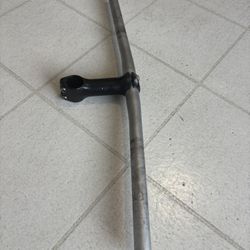 MTB Handle bar 23” Long   Stem 100mm Alloy