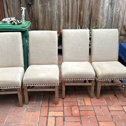 4 High Back Chair 
