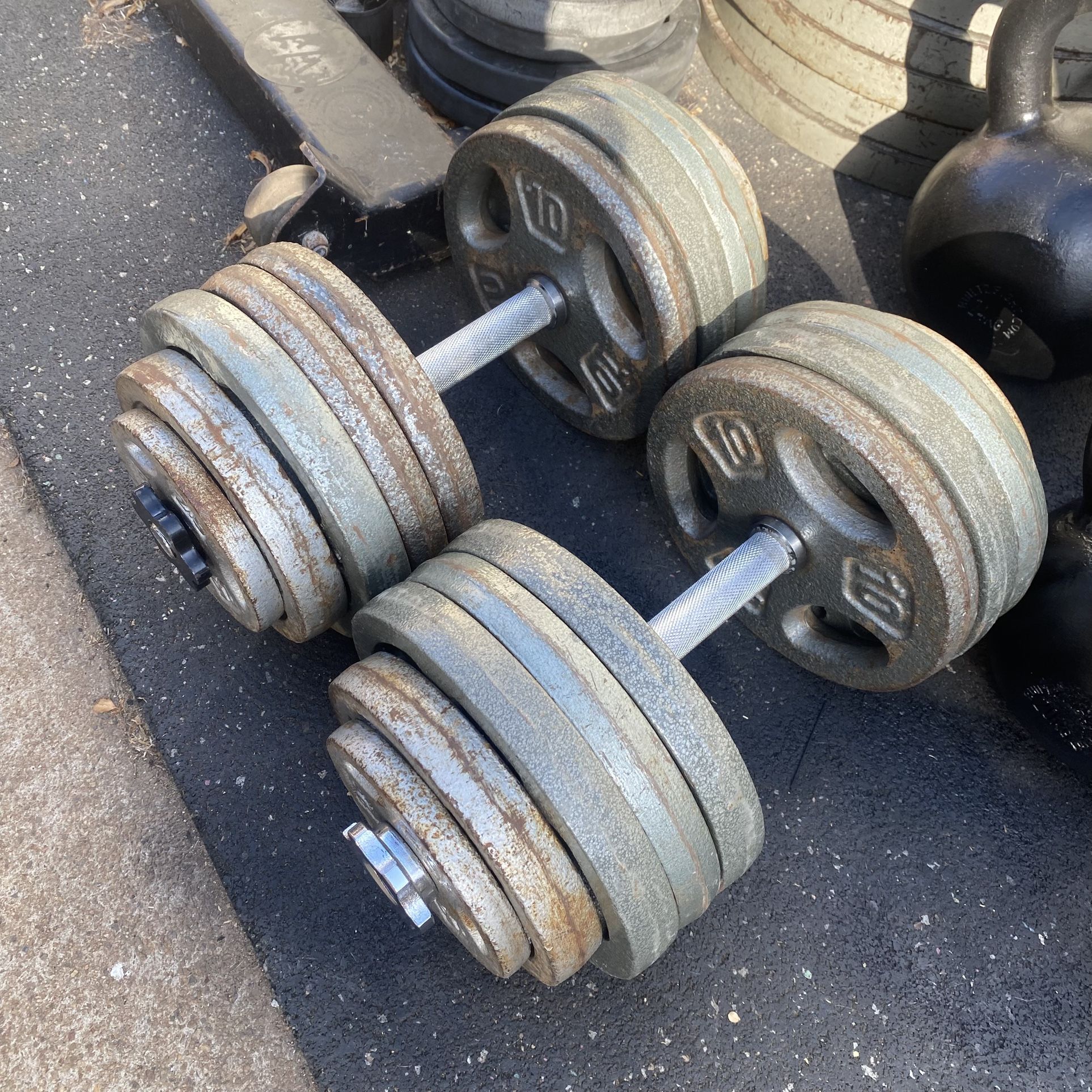Adjustable Dumbbells 80lb Each