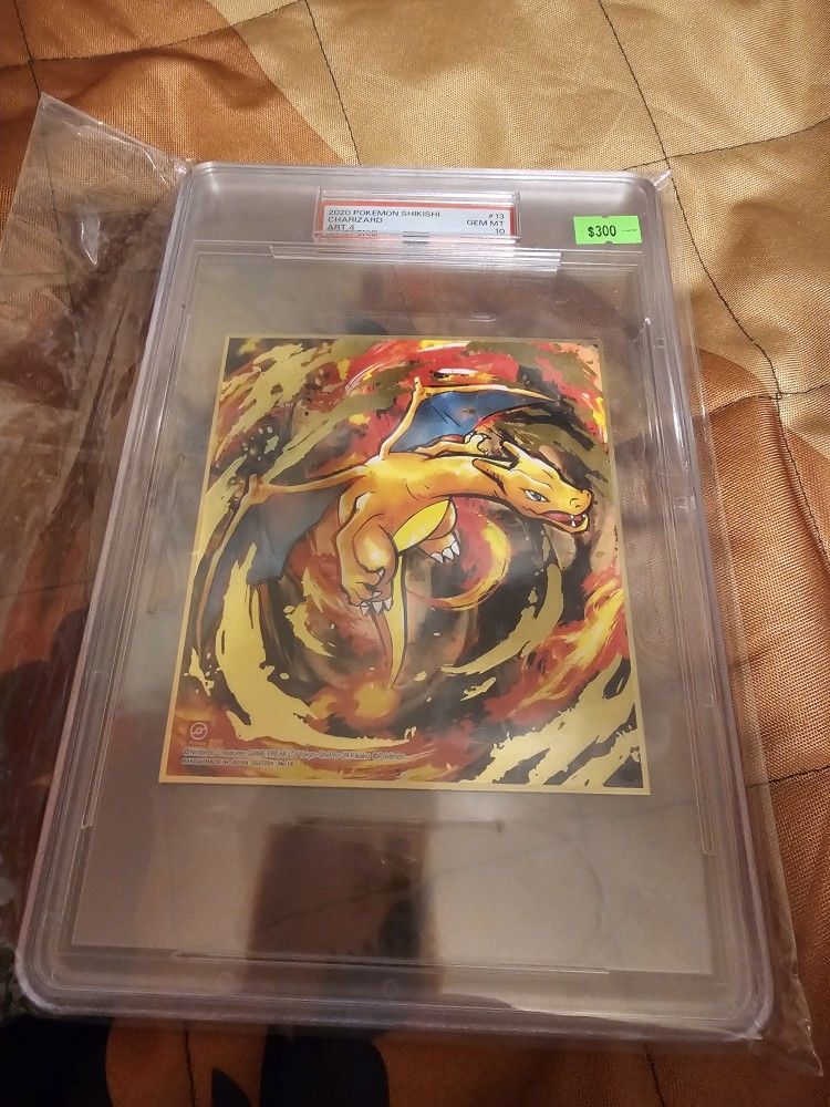 POKEMON Charizard ART #4 2020 PSA 10 Shikishi rare