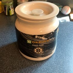 Boston Bruins/ Celtics Collector cookie jar