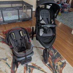 Graco LX Jogger + Car Seat with Base